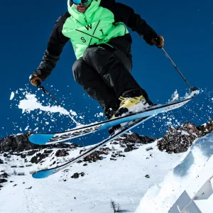 Veste de Ski X-Metod - Vert Foncé et Vert Fluo