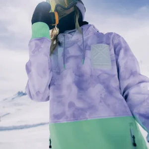 Veste de ski XMOTION - Bleu Gris Tie and Dye