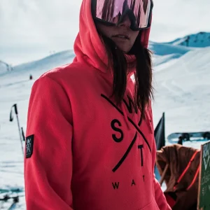 Sweat polaire X-Track - Rose Fluo