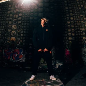 Jogging Yards - Noir et Orange Fluo