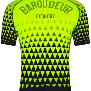 JERSEY MANCHES COURTES HOMME - BAROUDEUR (Lime)
