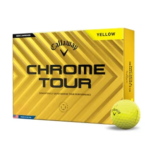 Callaway - Balles Chrome Tour jaune