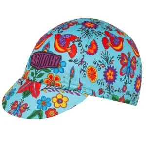 CASQUETTE DE VELO - FRIDA (AQUA)