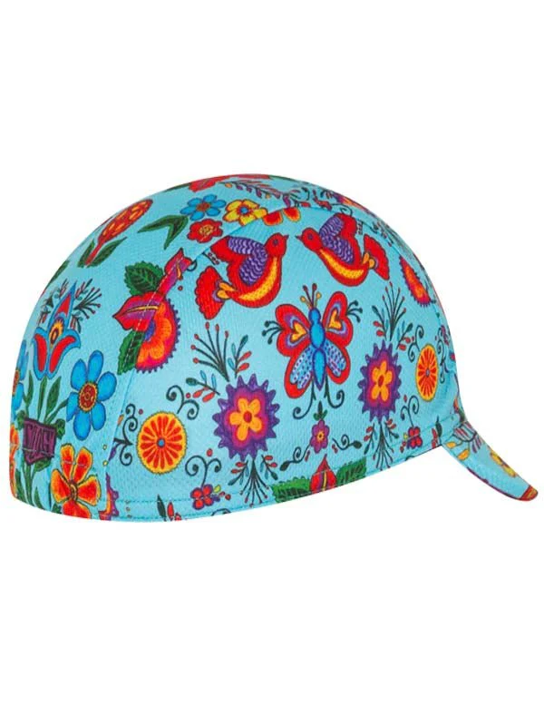 CASQUETTE DE VELO - FRIDA (AQUA) – Image 3