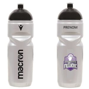 Gourde personnalisée avec logo du club + prénom