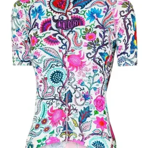 JERSEY MANCHES COURTES FEMME - SECRET GARDEN BLANC