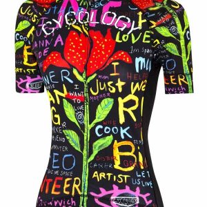 JERSEY MANCHES COURTES FEMME - SEE ME (Noir)