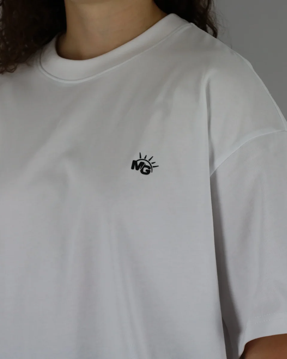 T-SHIRT OVERSIZE UNISEXE BLANC – Image 5