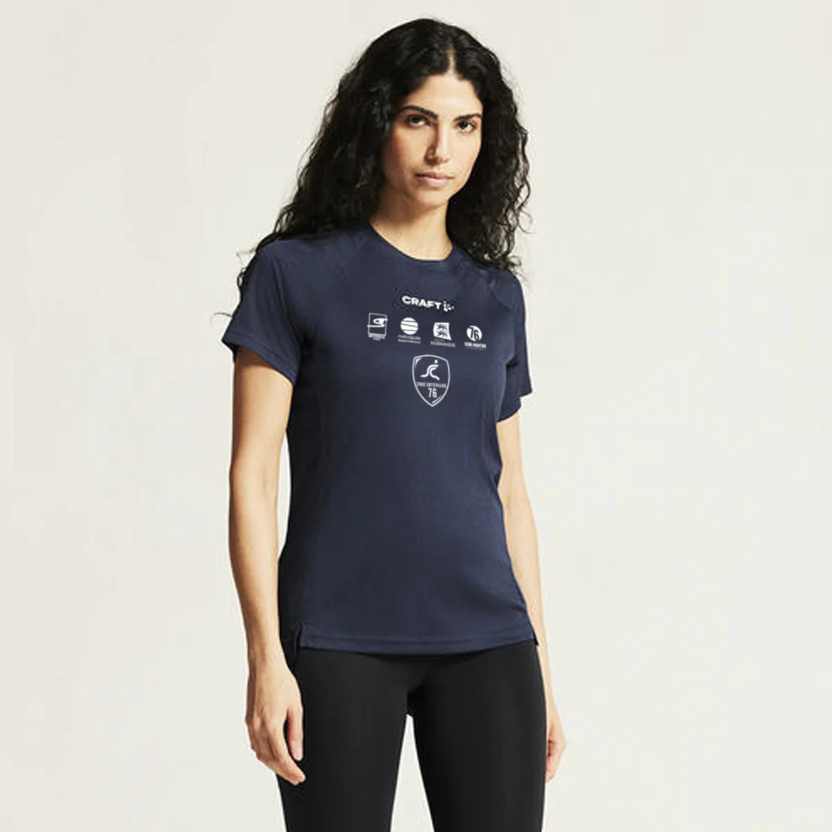 TEE-SHIRT MANCHES COURTES FEMME STADE SOTTEVILLAIS 76 – Image 2