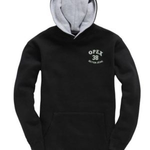 Sweat capuche contrasté avec poche téléphone ( 2 couleurs au choix )